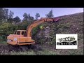 The job that started it all and the location that changed my life  using a excavator to mow brush