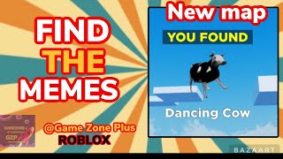 *NEW MAP* FIND THE MEMES, HOW TO FIND THE DANCING COW MEME LOCATION, ROBLOX #roblox