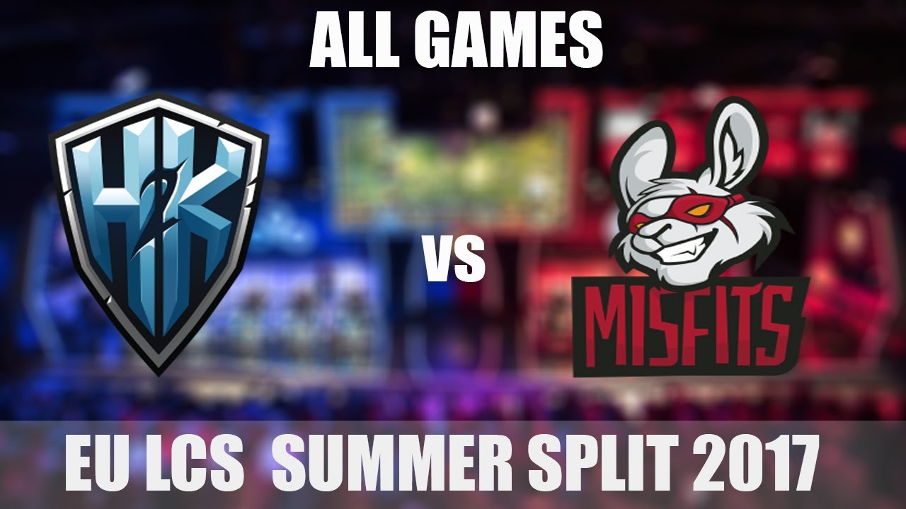 H2K vs MISFITS Highlights All Games EU LCS SUMMER SPLIT 2017