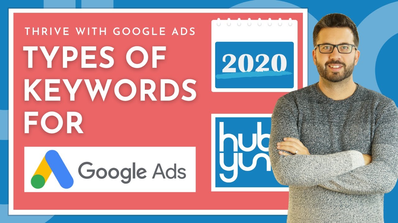 What do the different types of keywords mean in Google ads 2020
