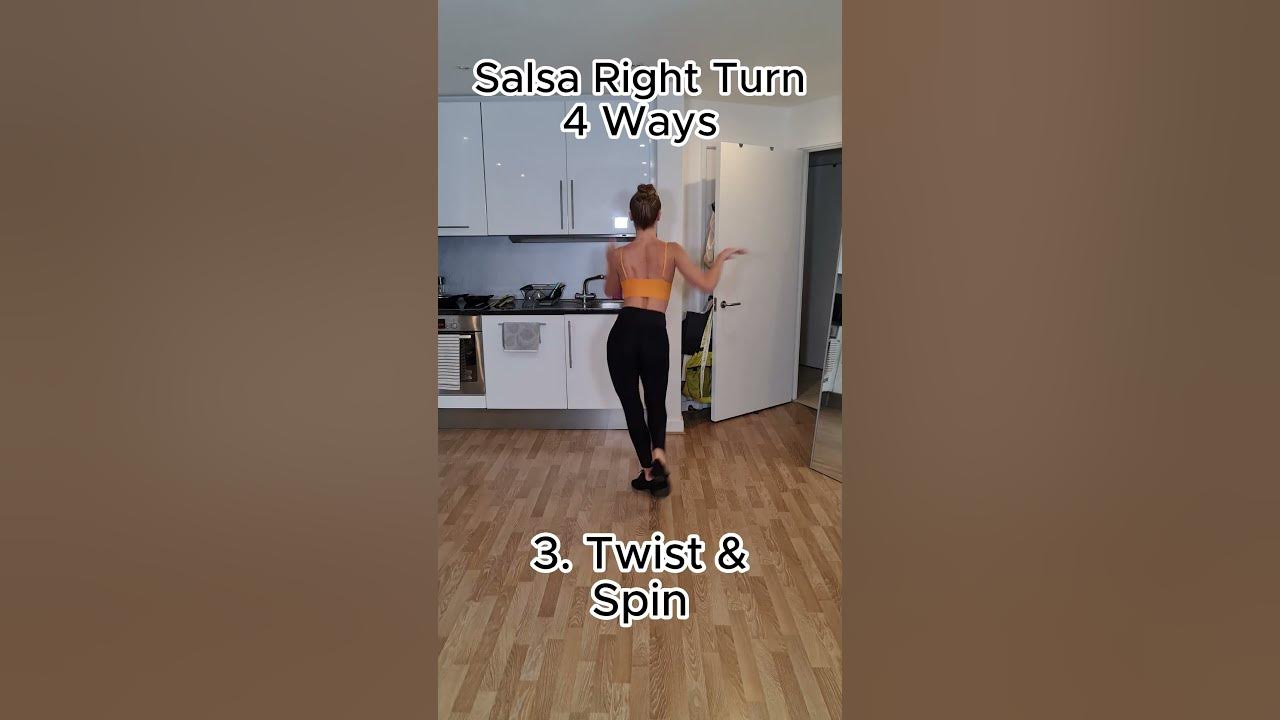 How to do salsa right turn 4 ways salsa turn variations rasa
