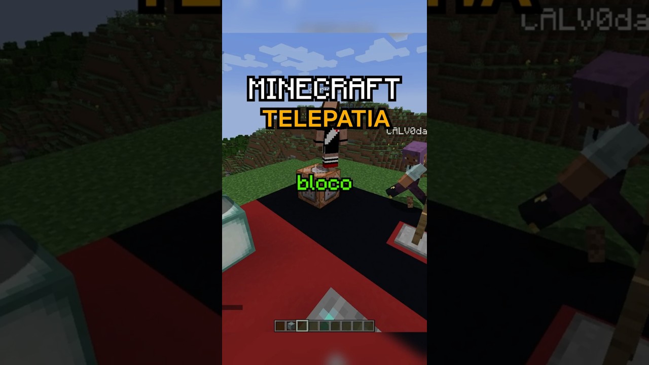 ASSISTE ATÉ O FINAL KKKKKKKKK Minecraft Telepatia PT2 #minecraft #mine