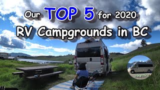 Our Top 5 RV Campgrounds in BC for 2020