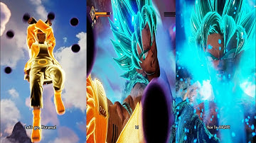 Naruto Sage Of Six Path Vs Goku Super Saiyan Blue Full Fight Jump Force PC Gameplay