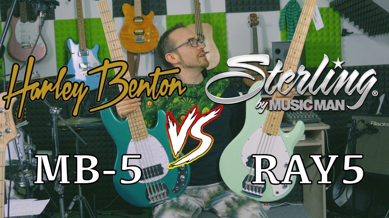 Harley Benton MB-5 VS. Sterling by Music Man Ray5: Stingray Comparison