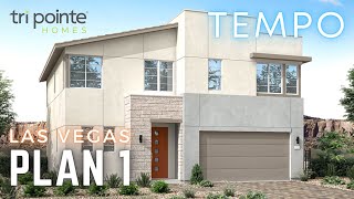 Tempo by Tri Pointe Modern Homes for Sale near Summerlin, Las Vegas, NV | Plan 1, $577k+, 2,261sqft