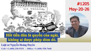 LS NHDuyên - DGCB#1205 - Hốt tiền dân là quyền của ngài, không ai được phép dòm dỏ.