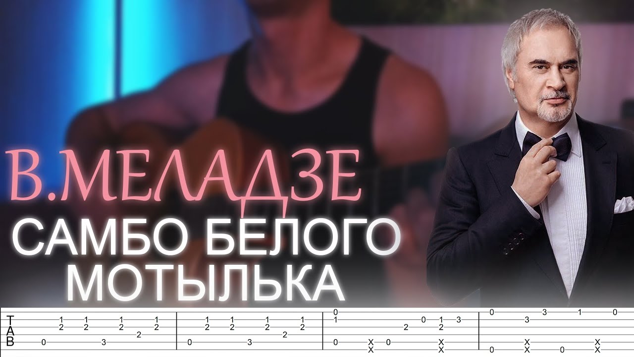 В.Меладзе - Самбо белого мотылька | кавер на акустической гитаре