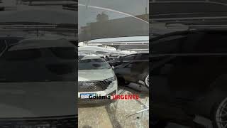 Volkswagen T-Cross invade loja no cruzamento da T-49 com a Av. Mutirão no Setor Bueno, em Goiânia