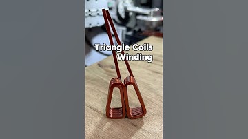 Axial Coils Winding Solution.Double + Triangle Coil Forming | Flat Wire for EV & Power Applications.