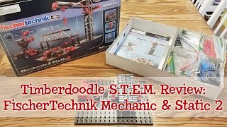 A Timberdoodle Review | Homeschool STEM:  Fischertechnik Profi Mechanic & Static 2