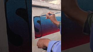 Brush Se Signboard Writing Kaise Kare? | Beginner to Pro Tutorial 🎨 #short