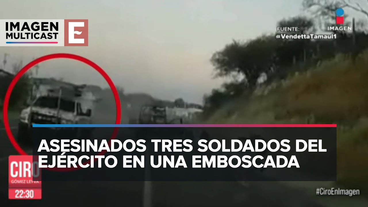 Sicarios emboscan a militares y matan a 3: usaron blindados en el ataque