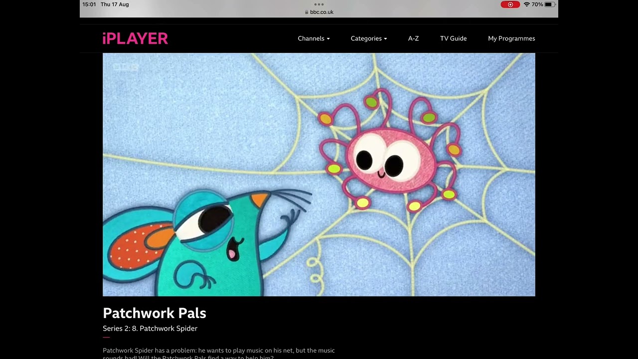 Patchwork Pals spider