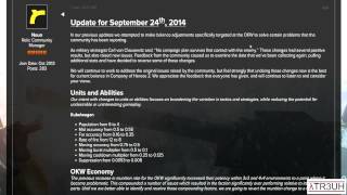 [COH2] September 24th Patch Notes