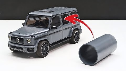 Handmade RC Benz G wagon from PVC | RC G-63 from PVC