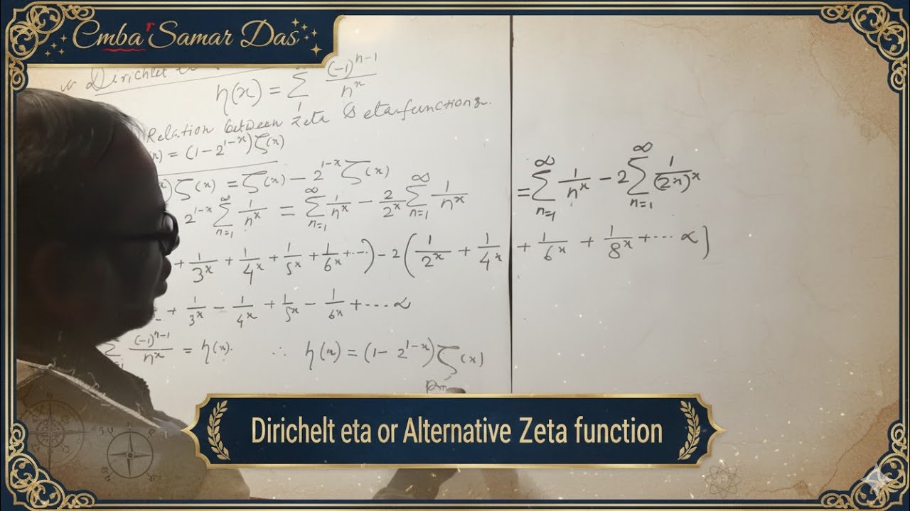 Dirichlet eta or Alternative Zeta function | Dirichlet eta function ! 