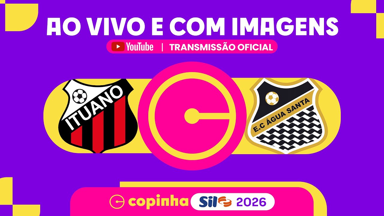 JOGO COMPLETO: ITUANO X ÁGUA SANTA | RODADA 2ª FASE | COPINHA SIL 2026