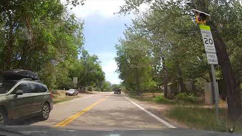 Driving through Gardner, Colorado
