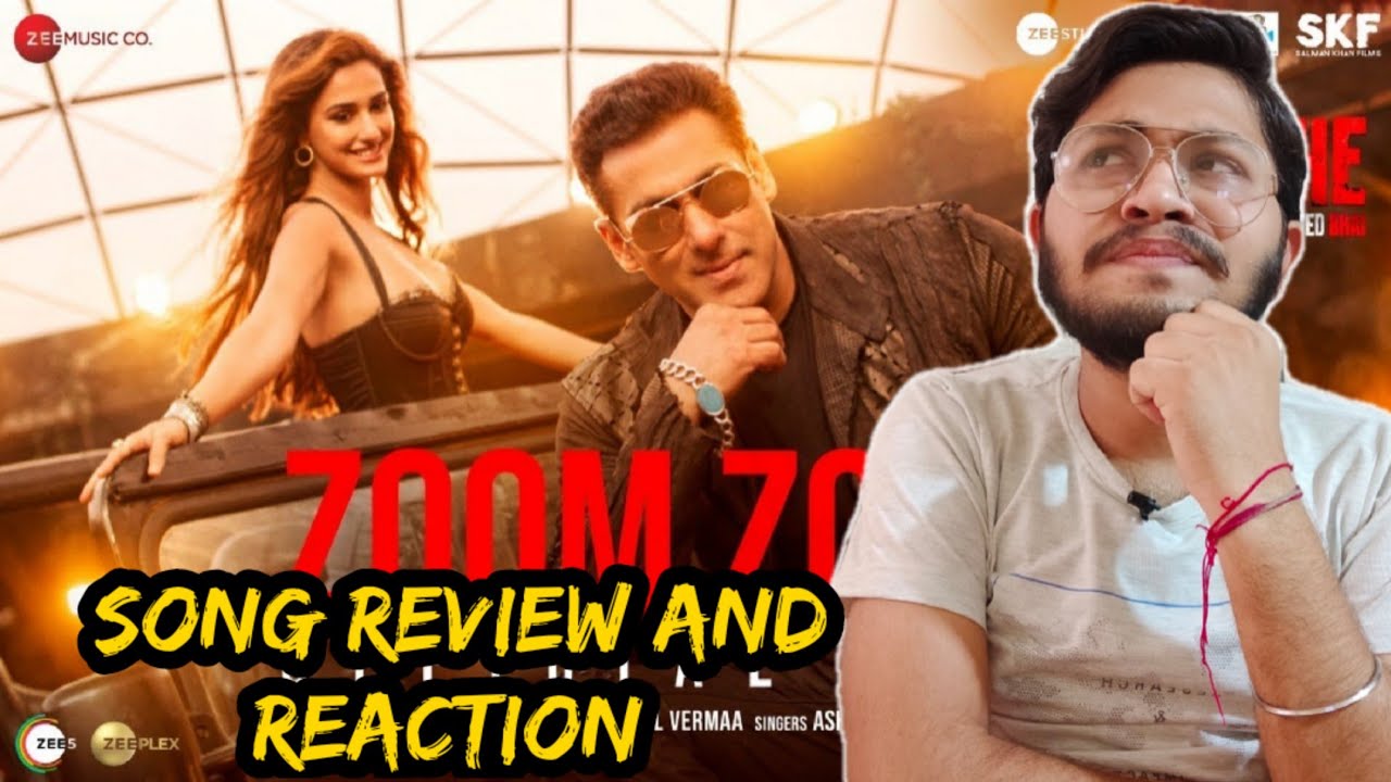 Zoom Zoom Full Song | Review And Reaction | Zoom Zoom Radhe Movie Song | Salman Khan, Disha Patani |