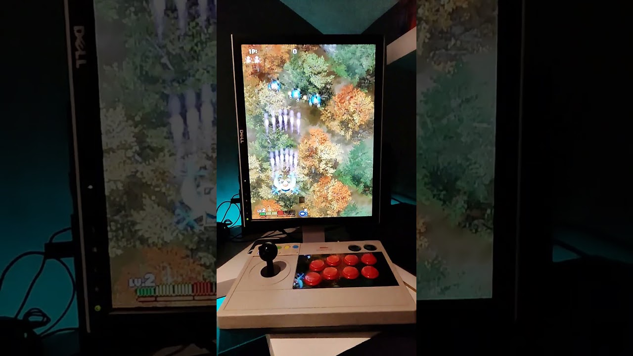 ❤️❤️GUNBIRD 2 Arcade / &eacute;cran dell 20 pouces 4/3 rotatif 2007FPb❤️❤️