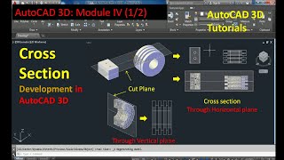 Create cross section  Automatically or Cross sectional Development from any Defined Plane in autocad by Knowledge World Express 264 views 2 years ago 6 minutes, 52 seconds