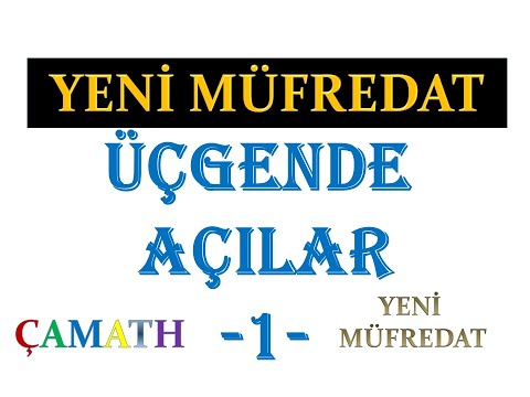 Üçgende Açılar -1- Çetin Hoca Akademi