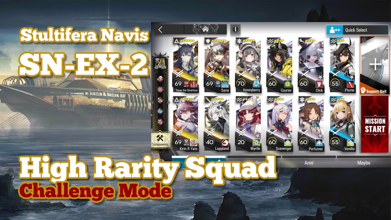 [Arknights] SN-EX-2 Challenge Mode | High Rarity Semi-Spawn Kill