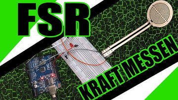 Mit FSR Sensor Helligkeit von LED regeln und Kraft messen mit Arduino Elektronik Tutorial Deutsch