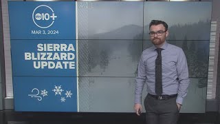 Sierra Blizzard Update: 2 feet of snow in 24 hours, Blizzard Warning extended