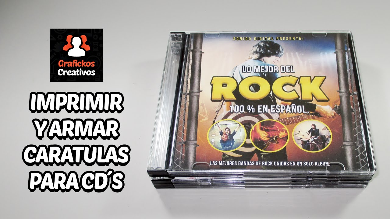 Caratula De Un Cd Imprimir y Armar Caratulas para CD´s Fácilmente. - YouTube