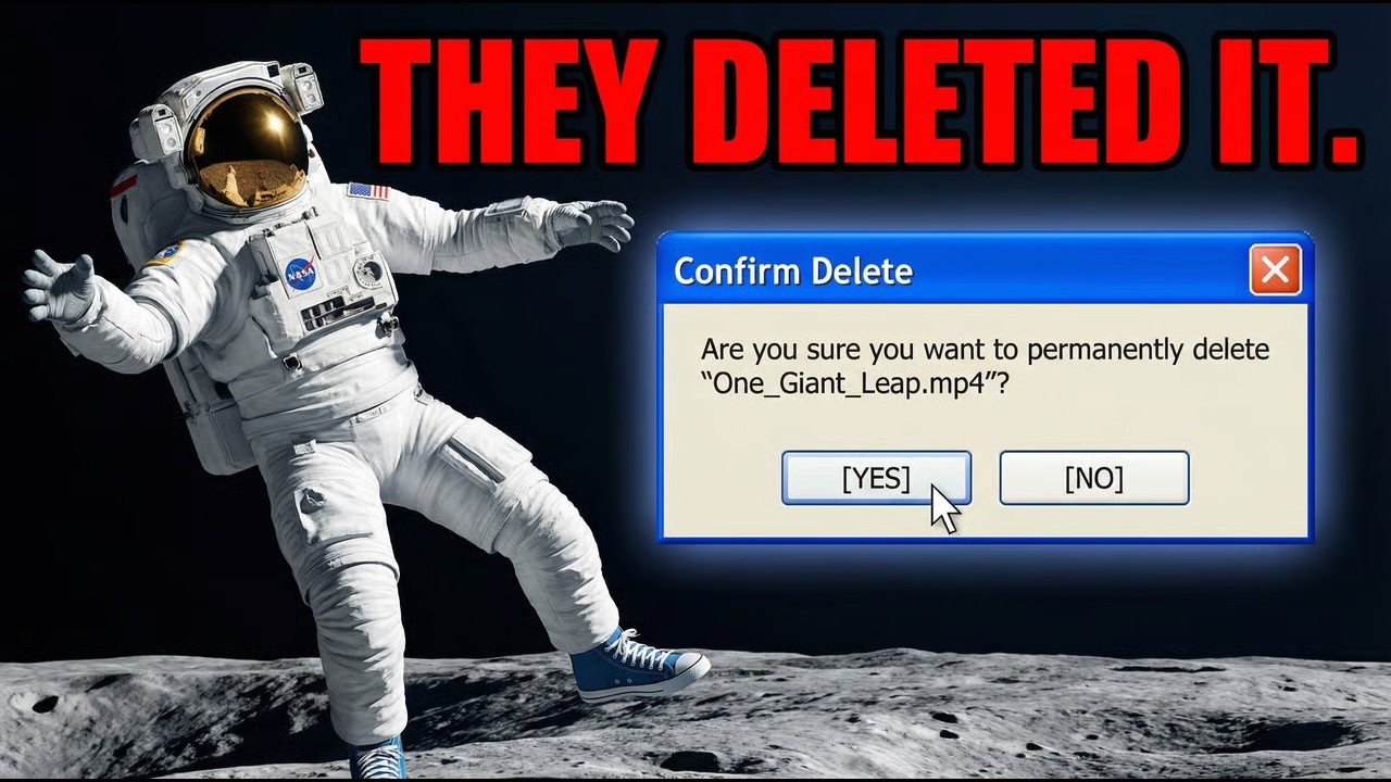 Remember When NASA Accidentally Deleted The Moon Landing?
