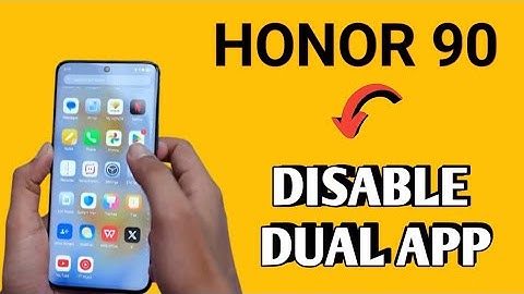 Honor 90 how to remove app twins, how to use App clone, how to disable dual App Honor
