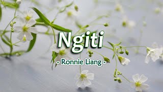 Ngiti - KARAOKE VERSION - as popularized by Ronnie Liang chords