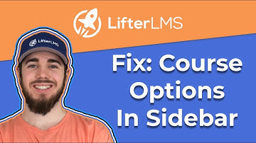 How to fix the LifterLMS Course Options in the Sidebar - Meta Box Fix