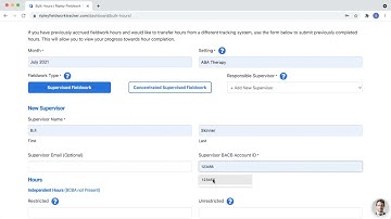 Bulk Hours - Ripley ABA Fieldwork Tracker (BACB Compliant)