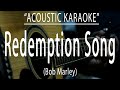 Redemption Song Bob Marley Acoustic Karaoke