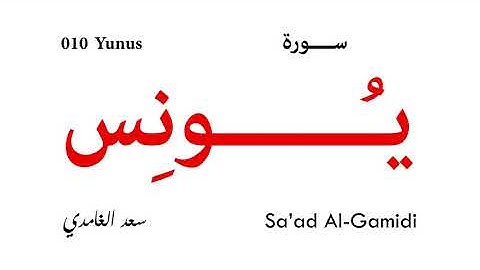 010 Yunus - Maher Al-Muaiqly | سورة يونس - تلاوة ماهر المعيقلي