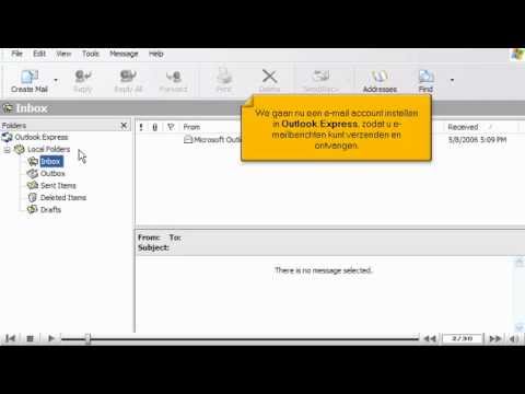Video: Een Outlook Express-account Instellen