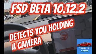 Tesla&#39;s FSD Beta Uses Interior Camera To Detect That Your Holding a Camera