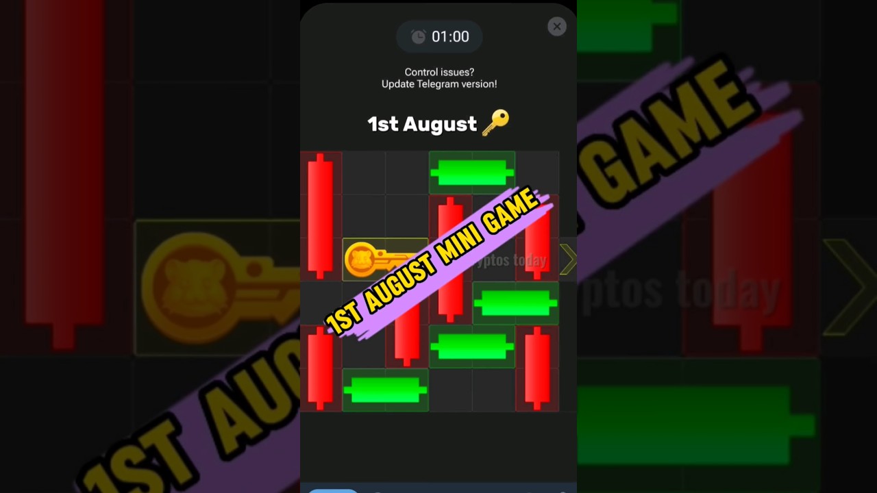 HK 1 August mini game solve 
