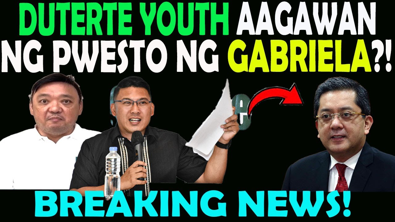 KAKAPASOK LANG 3 SEATS NG DUTERTE YOUTH IBIBIGAY SA GABRIELA??!