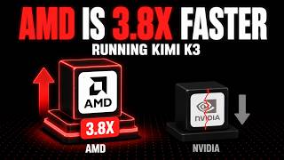 Nvidia’s Moat Just Cracked: On AMD Kimi K3 Is 3.8x Faster