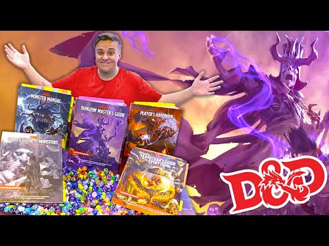 You Should Play D&D!! | Showing My Dungeons & Dragons Dice, Books, and Set Up so you can play too!