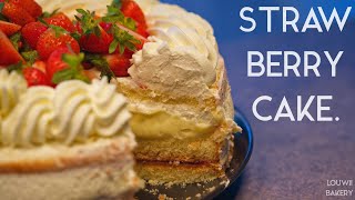 Strawberry Cake - 4K UHD - ASMR