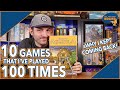 10 Games I've Played 100+ Times | My MOST PLAYED Games