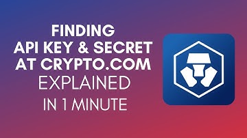 How To Find Your API Key & Secret At Crypto.com (2025)