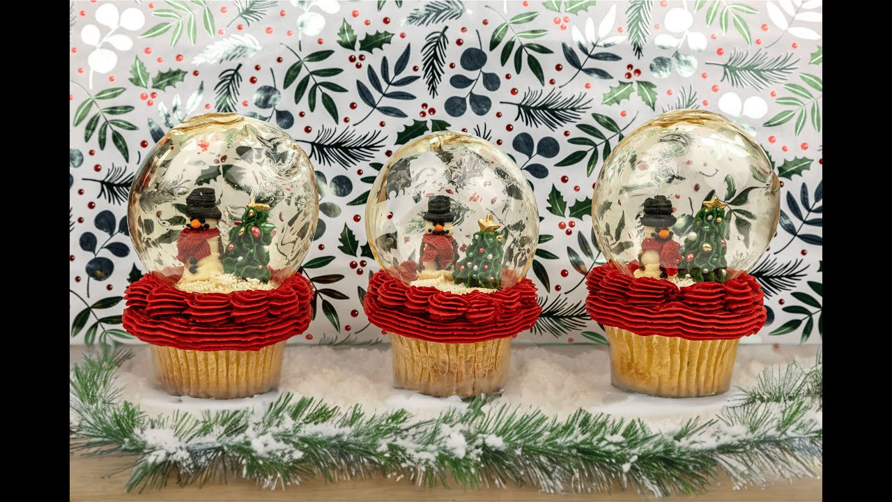 Cupcake Snow Globe Tutorial