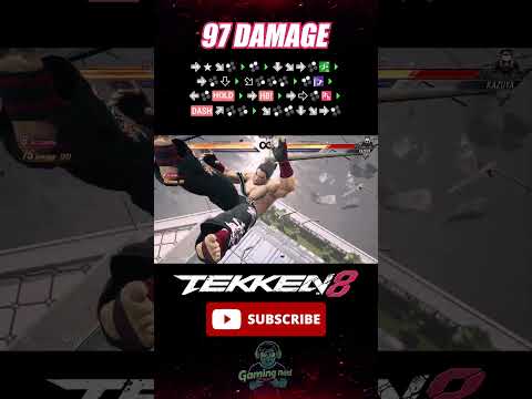 Heihachi Mishima Wall, Balcony Break Combo Tekken 8 Season 2 #shorts #tekken8 #shortvideo