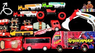 Big Excavator, truk pasir, truk molen, truk tangki, mixer truck, ambulance, bus tayo, school bus,
